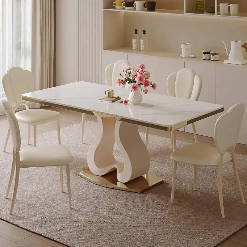 Designer Style Dining Tables Chairs Legs Items Expandable Modern Dining Tables Luxury Nordic Mesas Comedor Furniture For Home