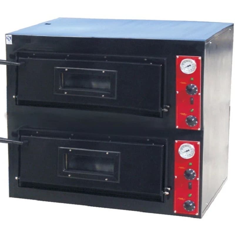 EB-2 Double Layer Pizza Oven with Temperature Display 500 Degree Electric Pizza Oven Bake Pizza Machine