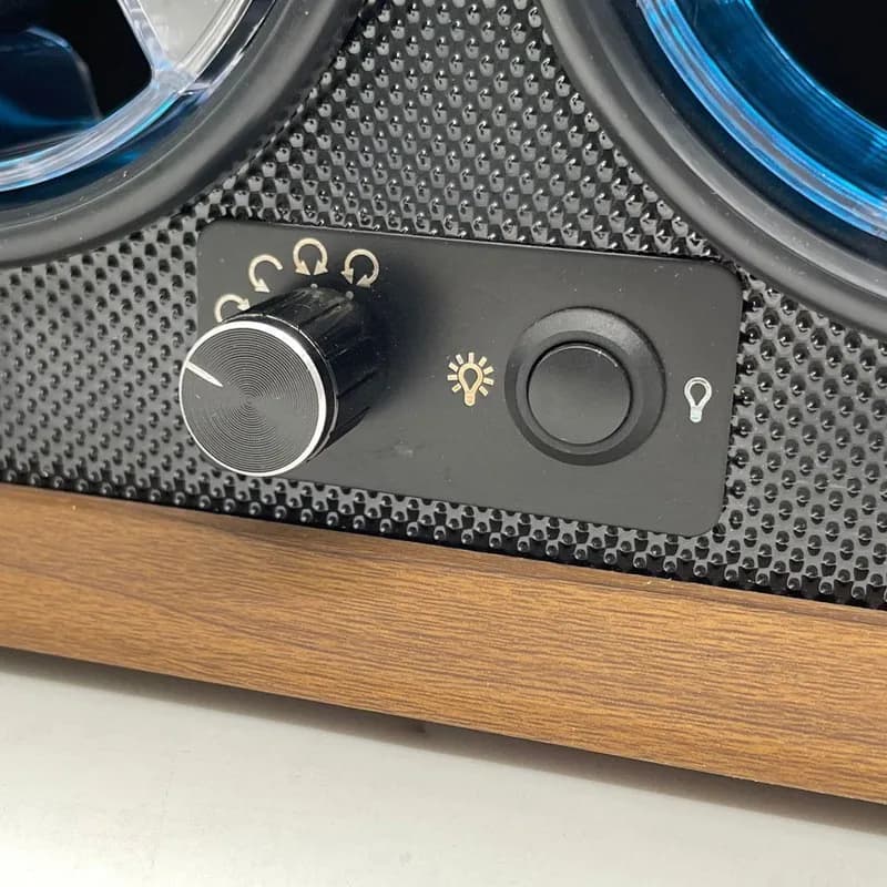 Black Walnut Wood 5-gear Double-position Mechanical  Automatic  Shaker Electric Winding Watch Box Household