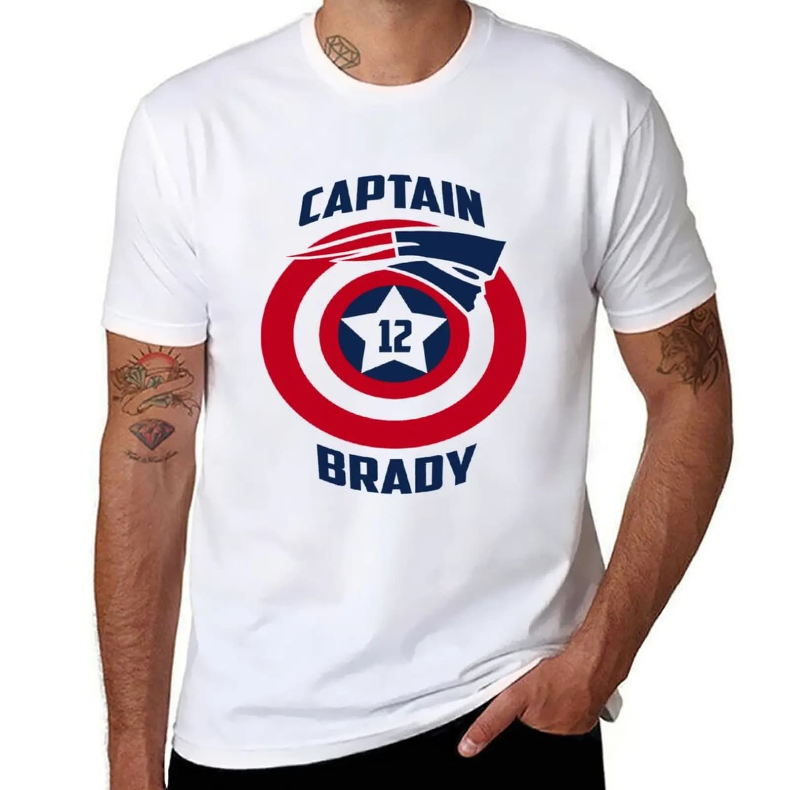 Tom Brady T-Shirt man t shirts cotton t shirts designer T-Shirt
