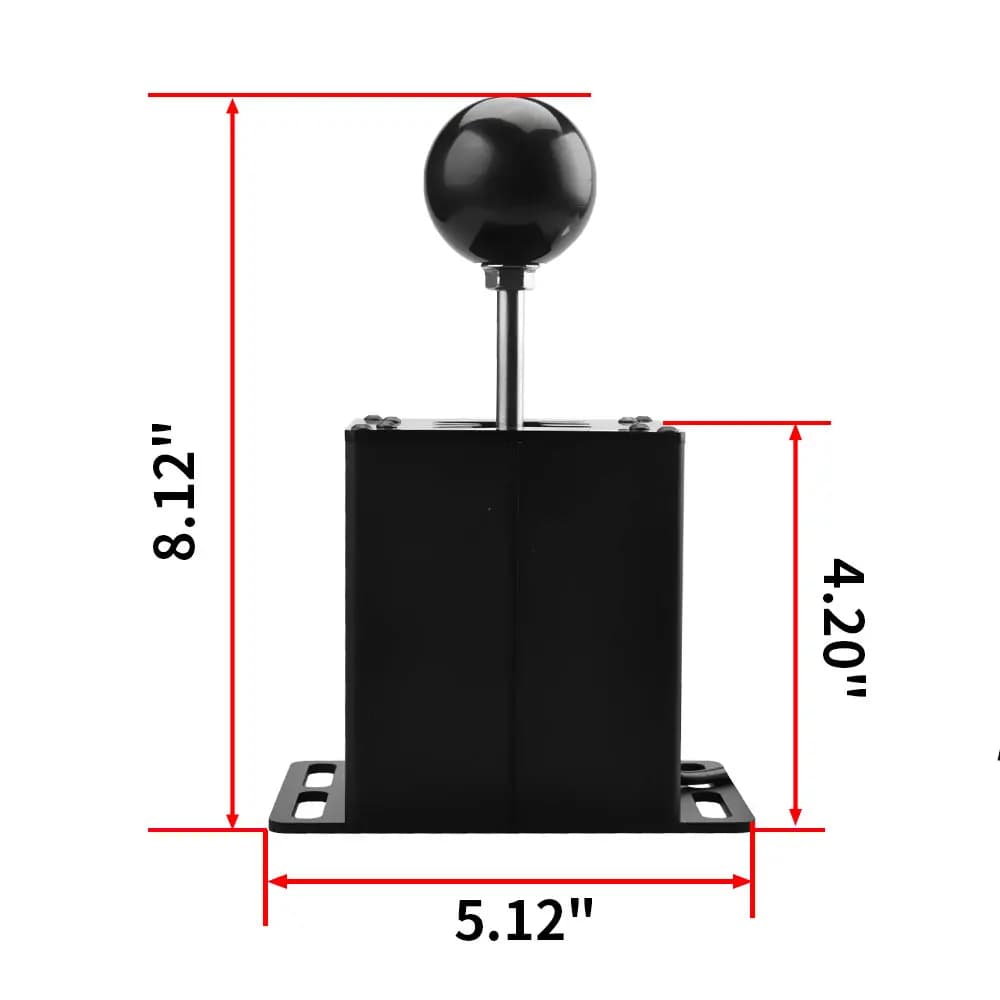 High Quality 16Bit Hall Sensor USB Handbrake Simulation System with Gear Shifter for Racing Games Compatible with G25/27/29 T300