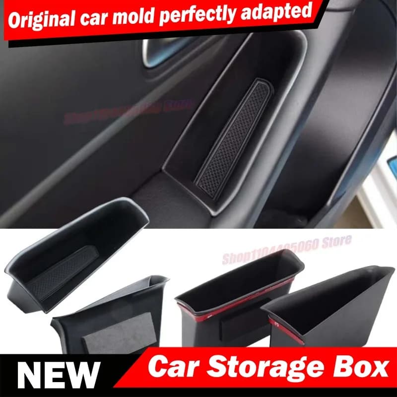 ABS Door Handle Storage Box Inner Handle Container Tray Fit For Volkswagen VW Tiguan MK1 2009-2016 Auto Accessories