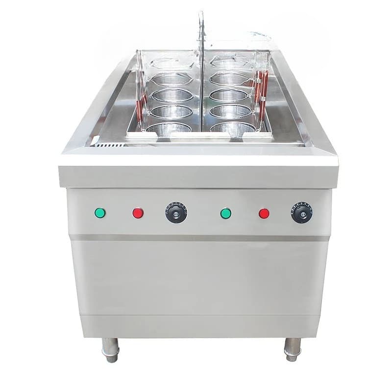 Commercial noodle stove 220/380V double-slot six-head rice noodle dumplings catering