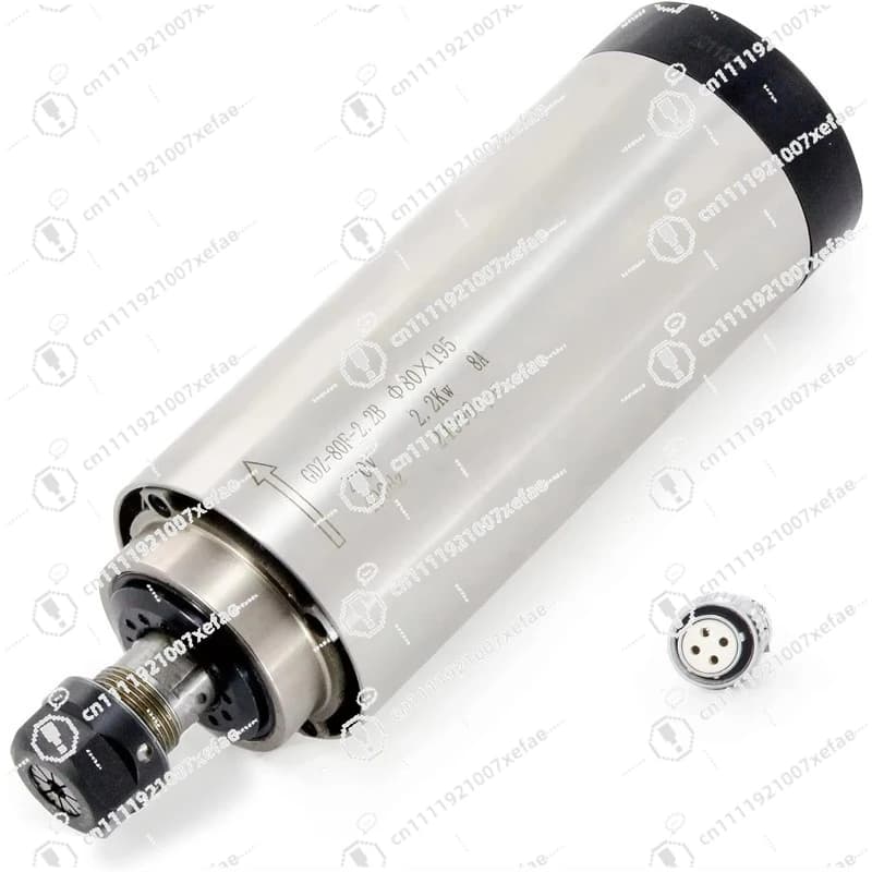2.2Kw ER20 water-cooled 220v/380v spindle motor 4 bearings 24000 rpm