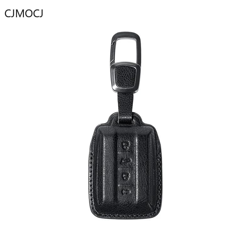 For Tank 300 400 500 Key Case Cover, Genuine Top-Grain Leather Car Key Fob Shell, Shockproof Luxury Keychain, Tank Accessories