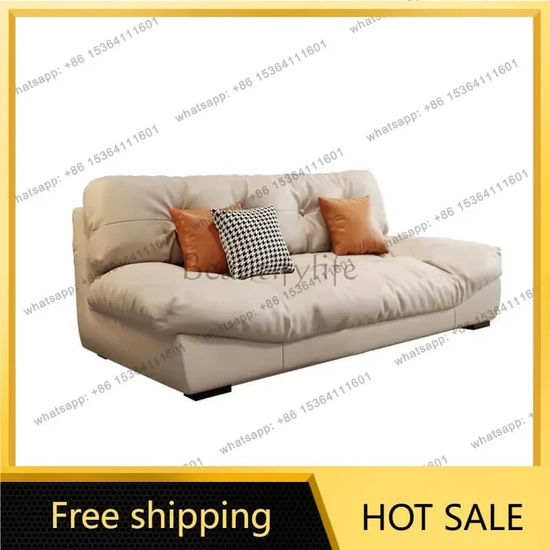 Lounger Europe Living Room Sofas Minimalist Leather Relaxing Modern Sofa Designer Corner Oturma