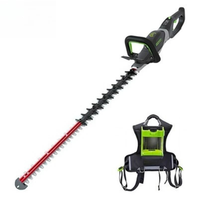 82V Lithium Electric Hedge Trimmer Knapsack Battery Double Blade  Tea Tree Trimmer