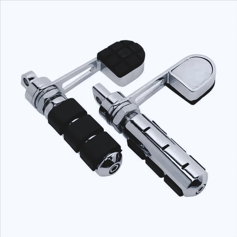 ZF-F Para Softail DYNA FXDF FAT BOB FXDC FXWG Sportster XL 883 1200 48 72 juego  soporte  reposapiés clavijas  reposapiés  ta