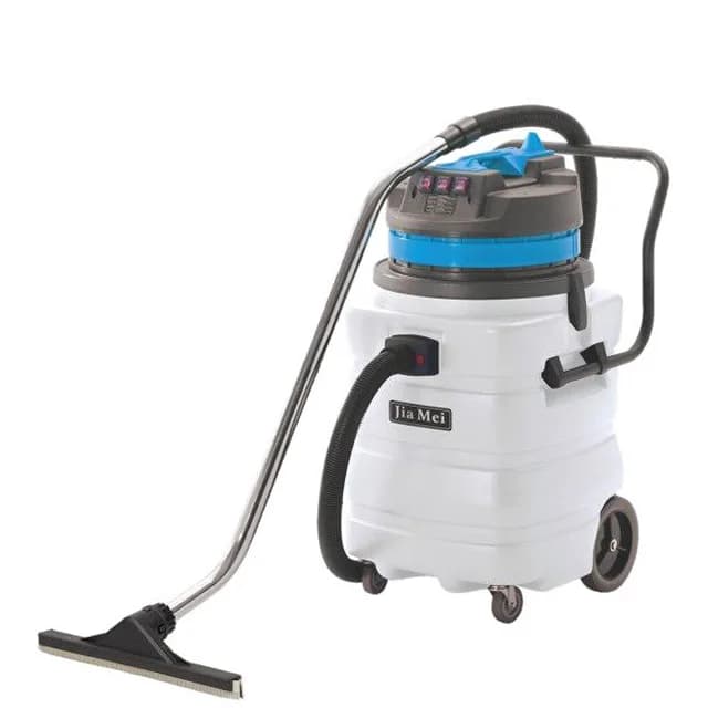 Blue 90L Vacuum Cleaner, Powerful and High-power, Factory Workshop Dust Decoration, Commercial Water Equipment