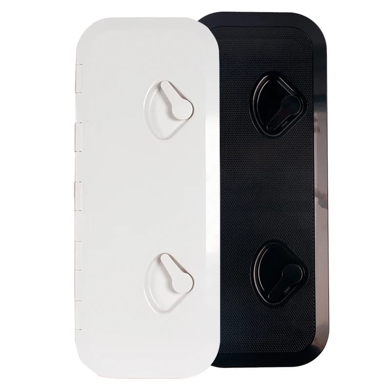 243*607mm ABS Plastic Anti Aging Ultraviolet White Deck Marine Hatch Deck Access Hatch Boat Hatches Inspection Yacht Cover