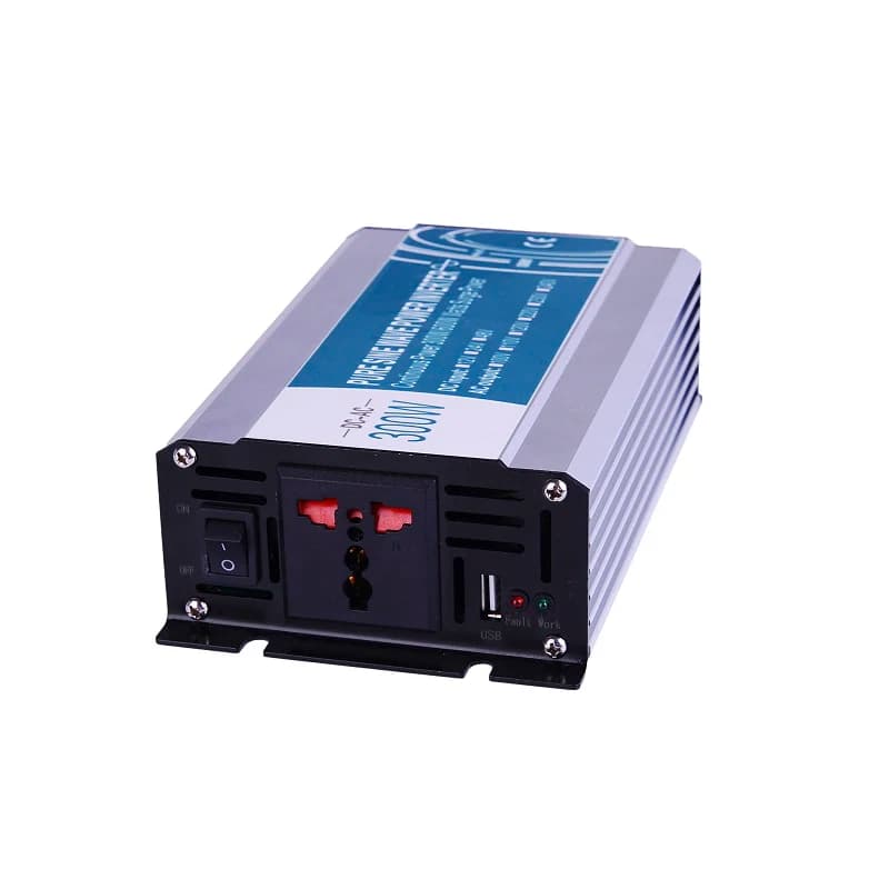 【Hot】300W/600W Pure Sine Wave Inverter DC 12V/24V/48V To AC 110V/220V,off Grid Inversor,power Inverter Work With Solar Battery P