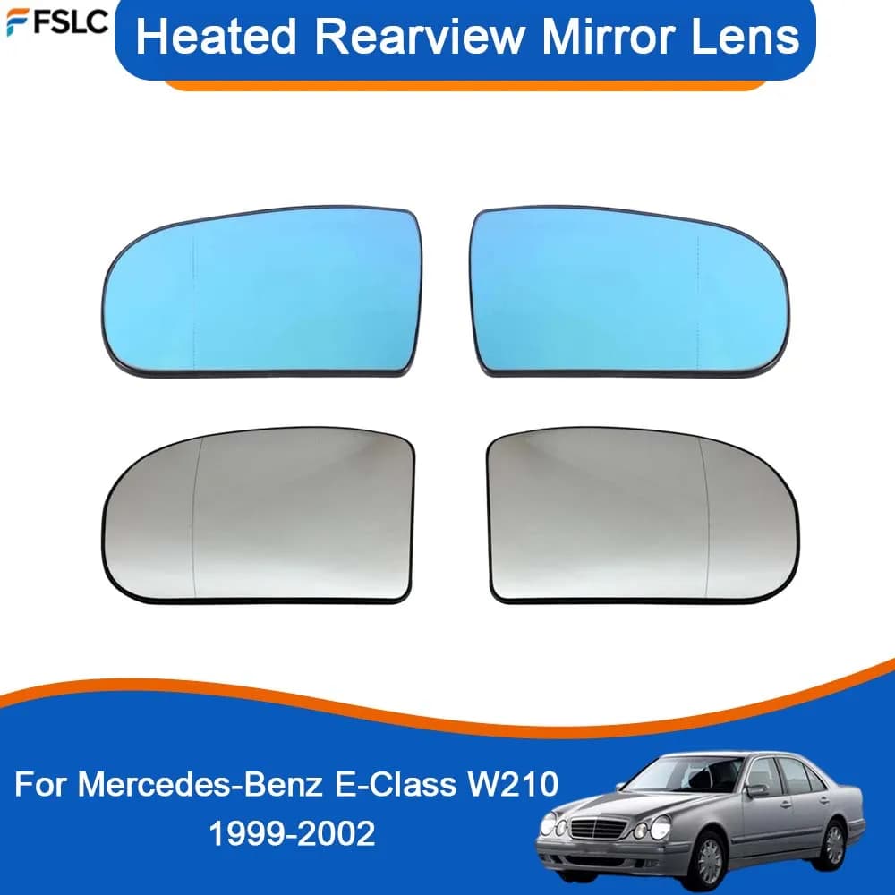 Cars Accessories Heated Rearview Mirror Lens For Mercedes-Benz E-Class W210 1999-2002 Car Rearview Accessories Car Upgrade
