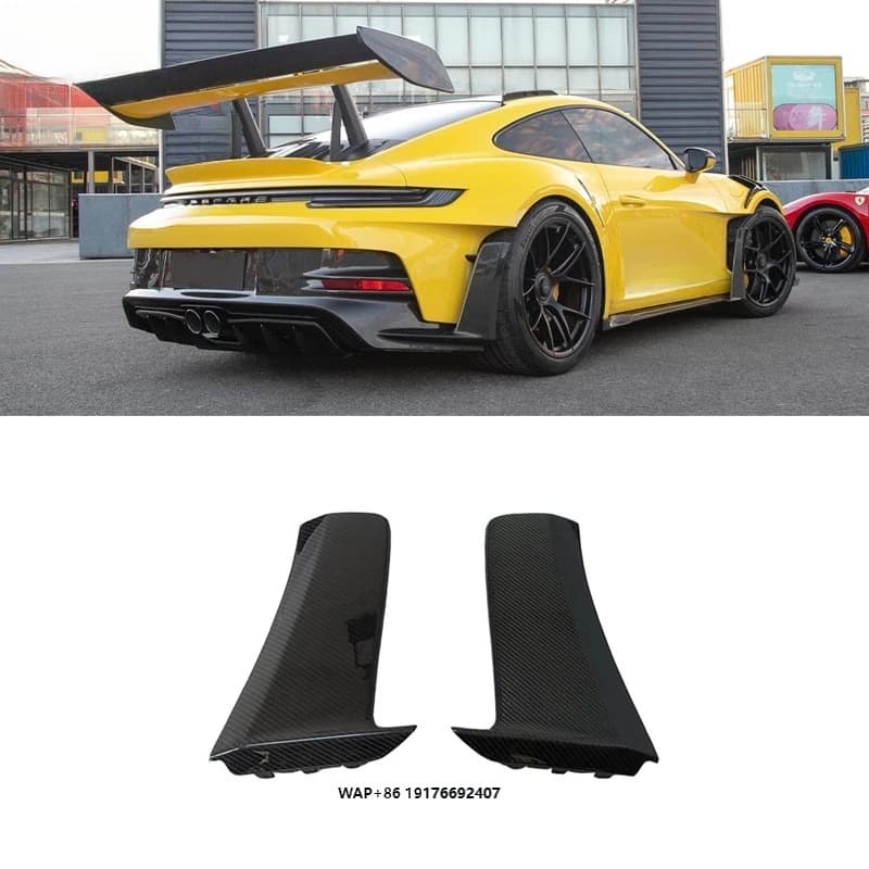 OEM Style Rear Lip Wind Knife Dry Carbon Fiber Body Kit Automotive Accessories for 911 992 GT3