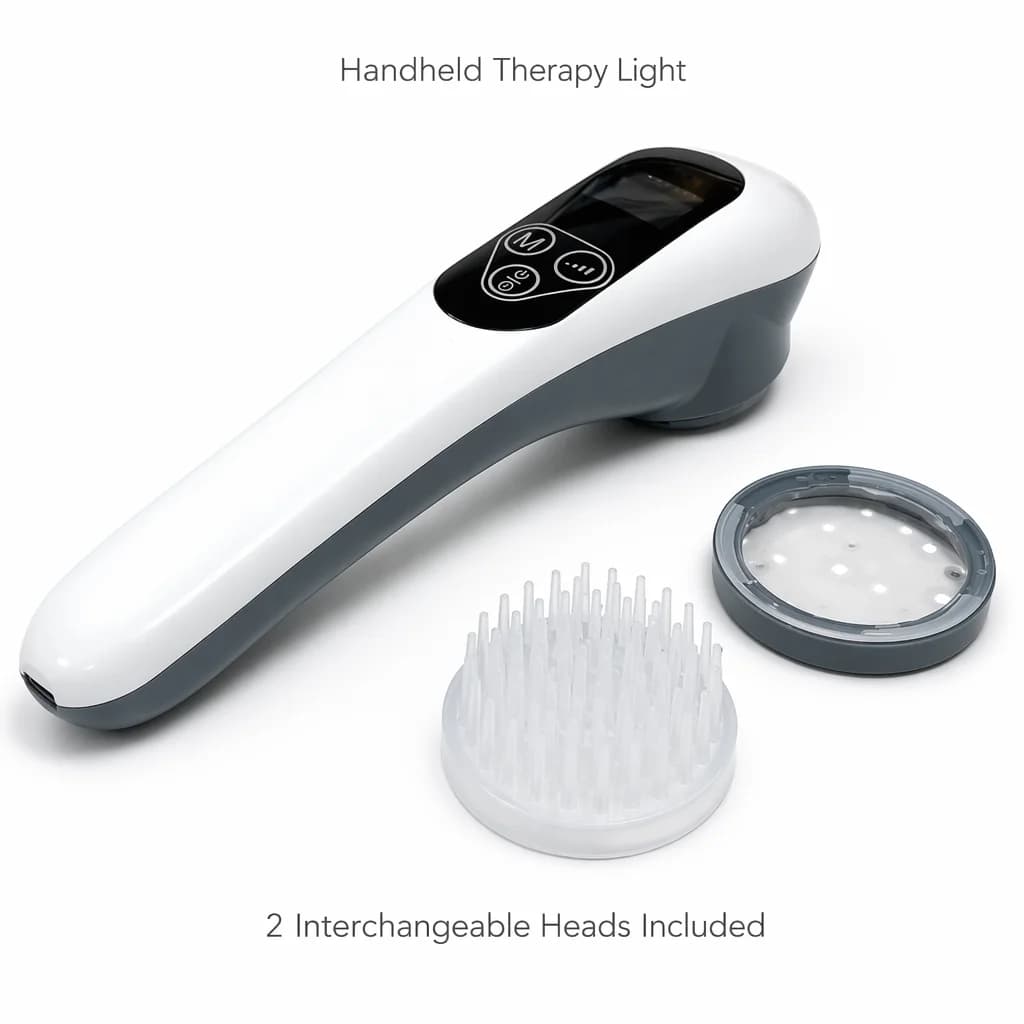 Veterinary Handheld Red Light Therapy Device - 5000mAh Rechargeable LED for Pet Pain Relief