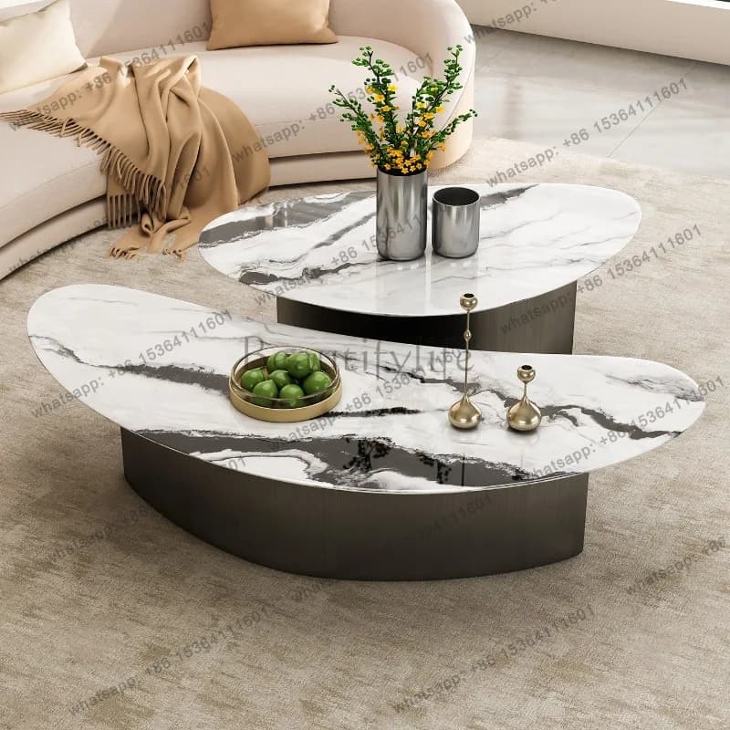 Simple Decoration Coffee Table Clear Chinese Creative Designer Modern Side Table Accent Kaffee Tische Living Room Decoration