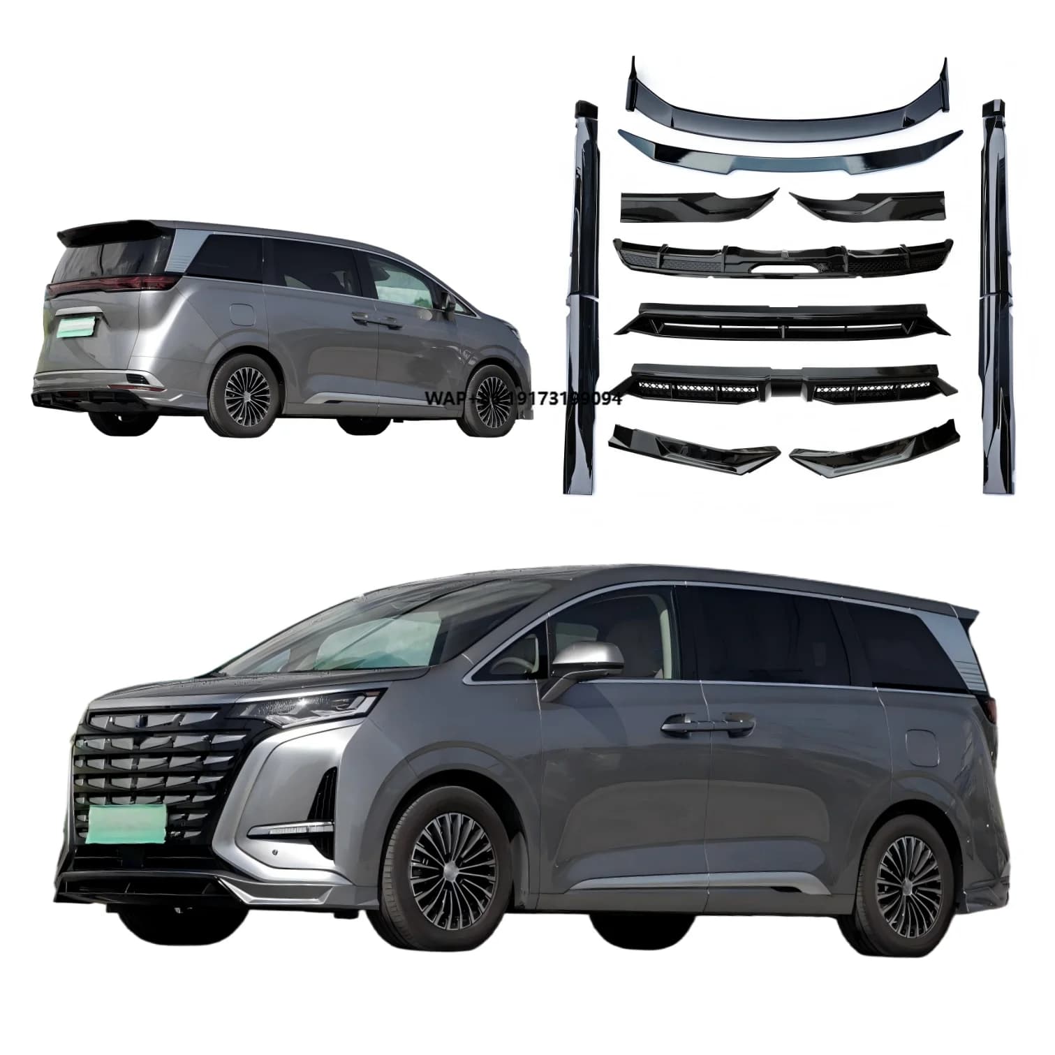 High-quality Bodykit for DE-NZA D-9 Side Skirts for D-9-MC DM-i Front and Rear Bumper Factory Wholesale Spoiler Car Accessories