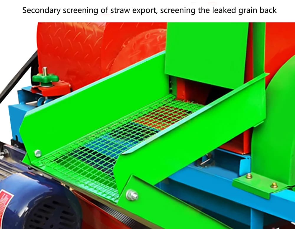 Multifunctional household corn sorghum millet soybean thresher with skin corn rapeseed threshing and screening machine