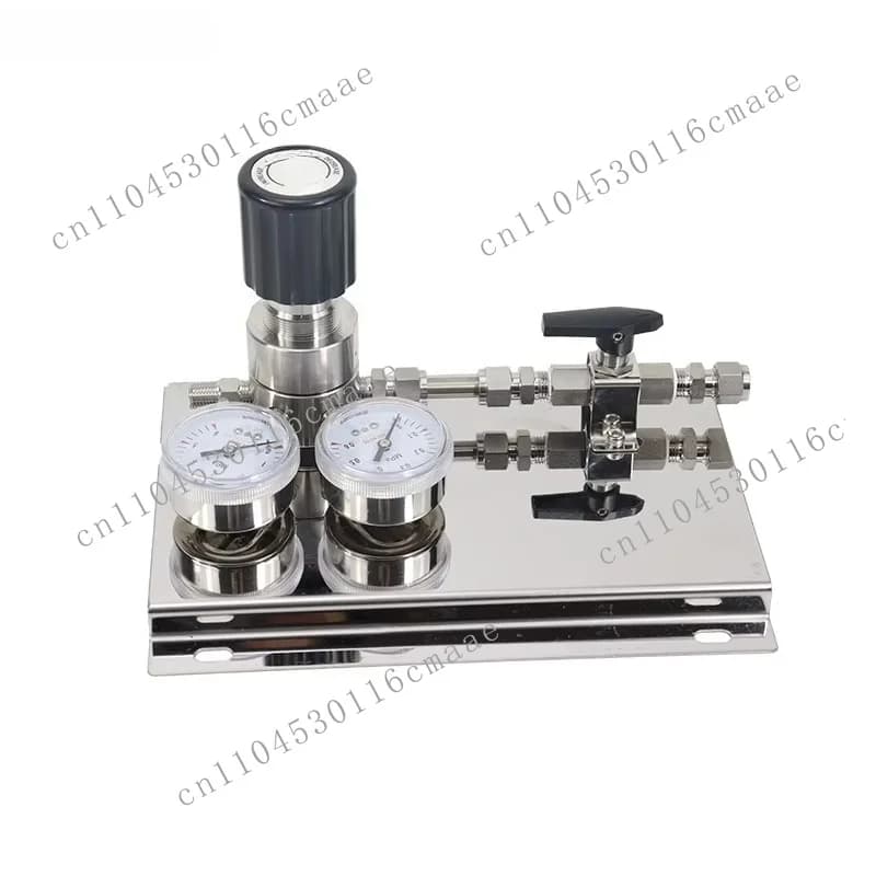 3000*100psi   Double  Gauze High-Pressure Hydraulic Semi-Automatic Oxygen N2 H2  Control Panel System Changeover Manifold