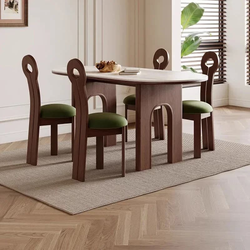 m Decoration Oval Dining Table Napkin Holder Luxury Centerpiece Console Dining Table Legs 75cm Room Furniture m