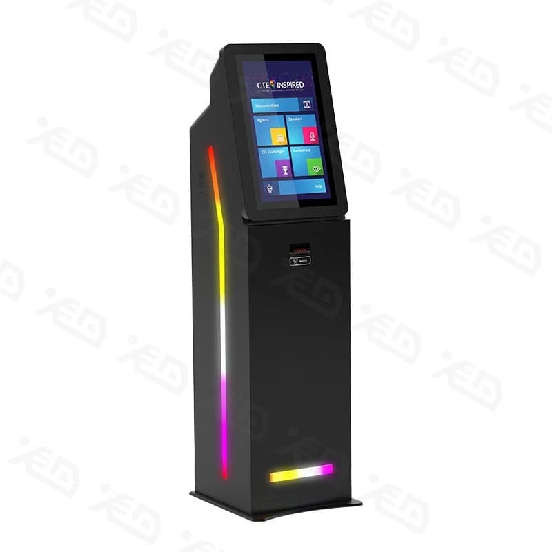 Intelligent self-service machine 21.5-inch touch screen supports scanning code payment, and built-in receipt printing for