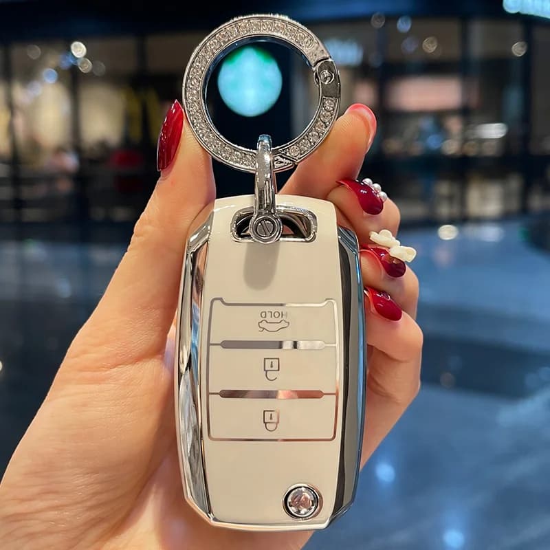 TPU Car Key Case Fob For Kia Rio Soul Venga Picanto Rio Sorento Ceed Sportage For Hyundai i20 i30 Veloster ix20 Remote Cover