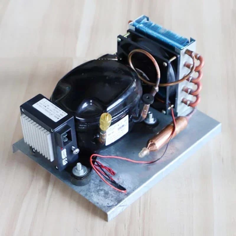 factory outlet BD15HC DC compressor condensing unit micro refrigerator air-cooled refrigeration unit 12V24V