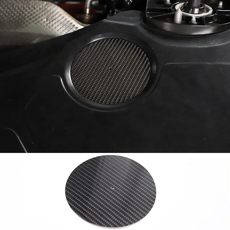 For Chevrolet Corvette C8 2020-2023 Carbon Fiber Car Engine Compartment Front Decoration Sticker Car Interior Accessories