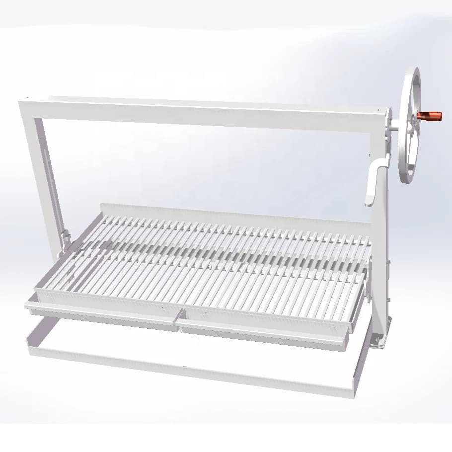 40" Wood Charcoal Adjustable Height Stainless Steel Asado Parrilla/ Santa Maria / Argentine Grill GK1000ER2