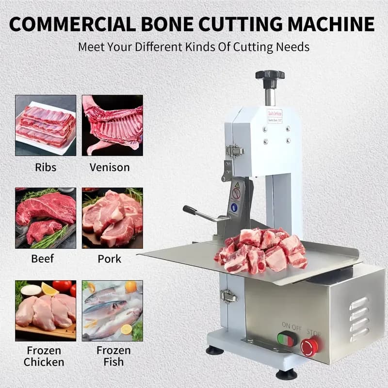 New Style Electric Saw Machine Blade Electric Frozen Cutting Restaurant Meat Processing for Rib Pork Beef Steak