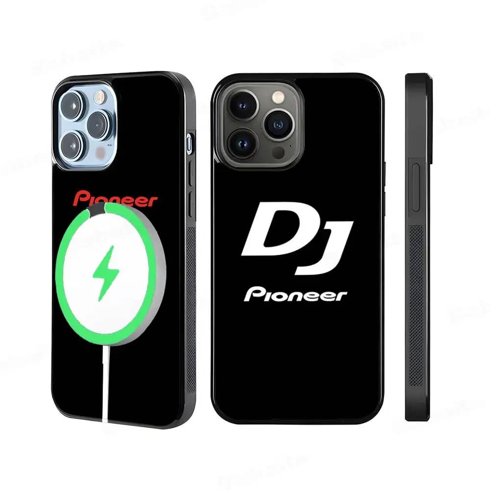 P-Pioneeres Music DJ For Magnetic Wireless Phone Case For IPhone 11 12 13 14 15 16 17 Pro Max Plus Cover