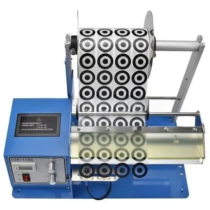 250mm Wide Automatic Label Dispenser FTR-118C Automatic Label Stripping Machine With Counting Function Label Peeling Machine
