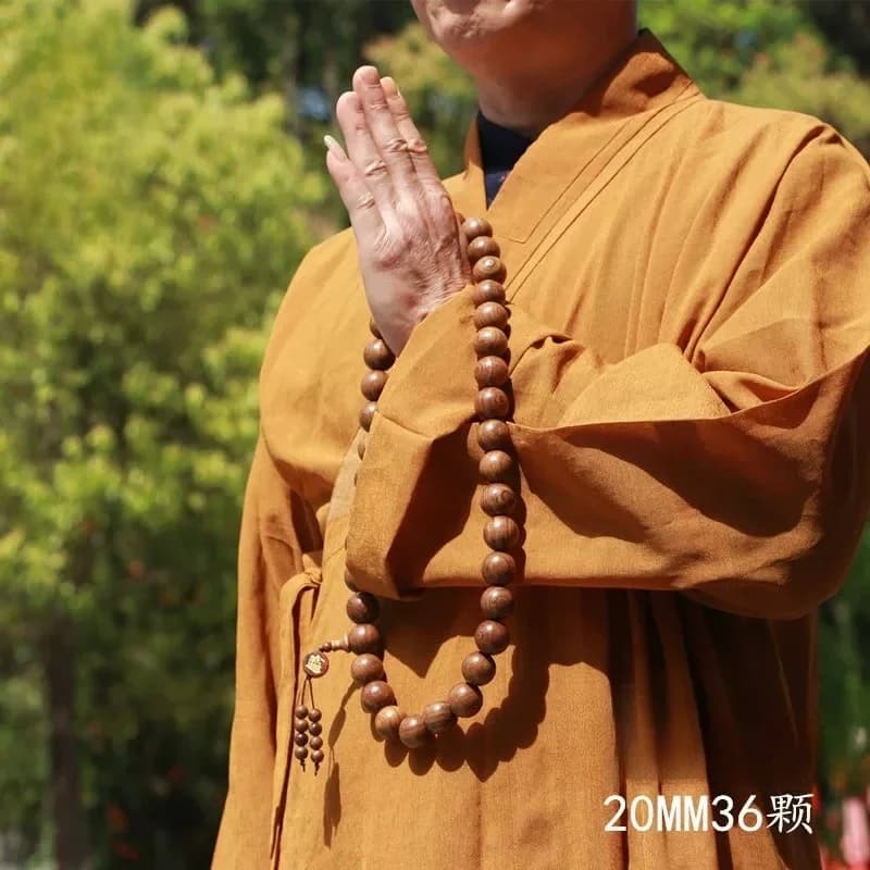 X5-15  golden sandalwood bracelet rosary handheld large buddha beads 108 purple sandalwood