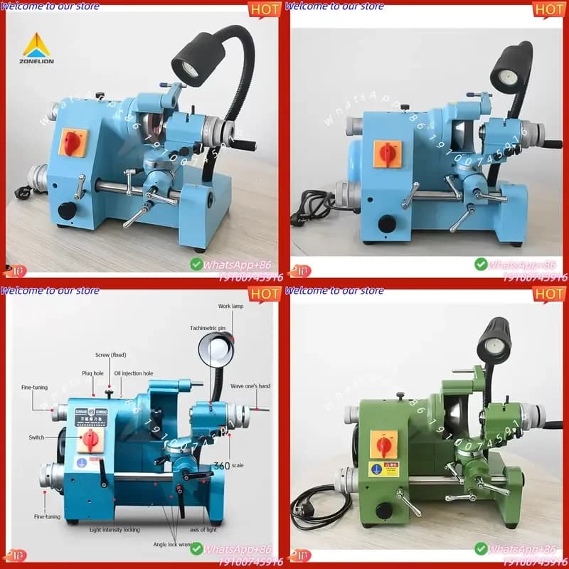 CE Certificate U2 U3 Universal Cutter Grinder Drill Sharpener Sharpening Machine for End Mill Electric Grinder Grinding Tool