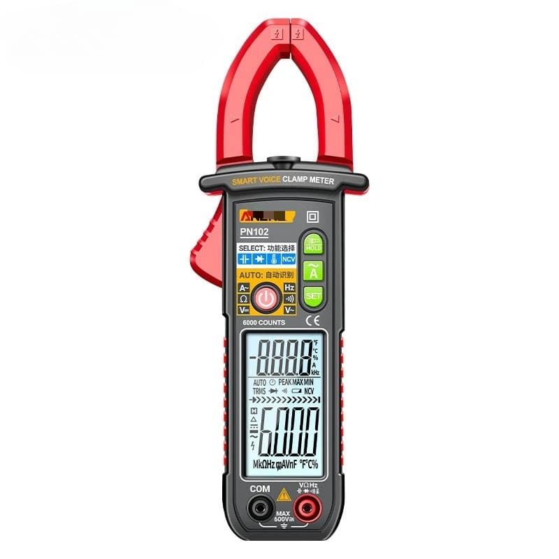 Intelligent Voice Broadcasting Clamp Meter Digital High Precision Clamp Meter AC and DC Universal Meter for Electricians