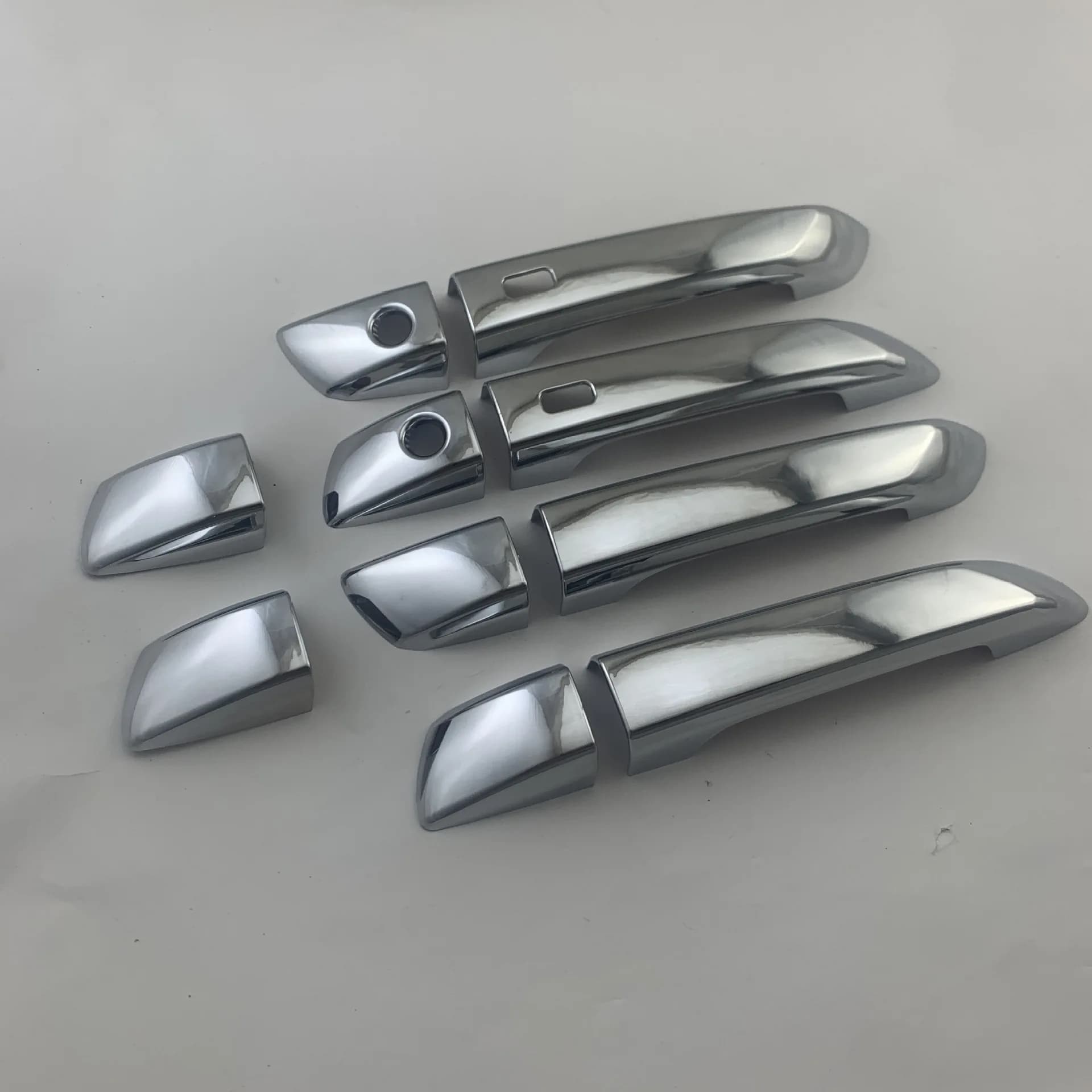 Car Upgrade Stickers For Isuzu D-max Dmax 2021 2022 2023 2024 ABS Chrome Door Handle Cover Trim Car decoration Paste style