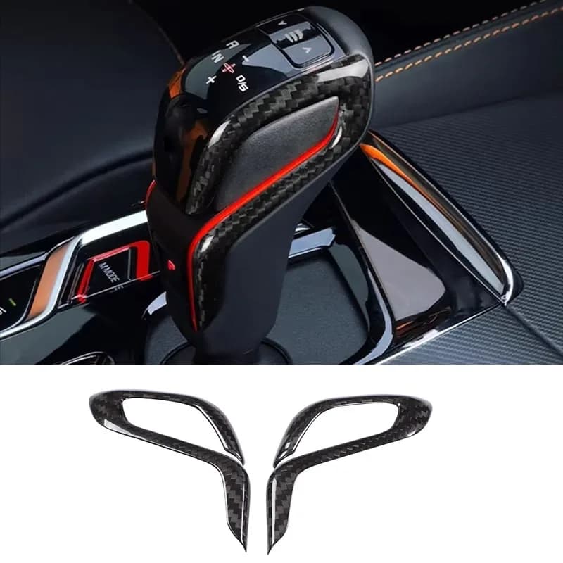 For BMW F90 M5 F97 X3M F98 X4M 2018-2024 Car Shift Gear Knob Trim Cover Car interior protection accessories Real carbon fiber