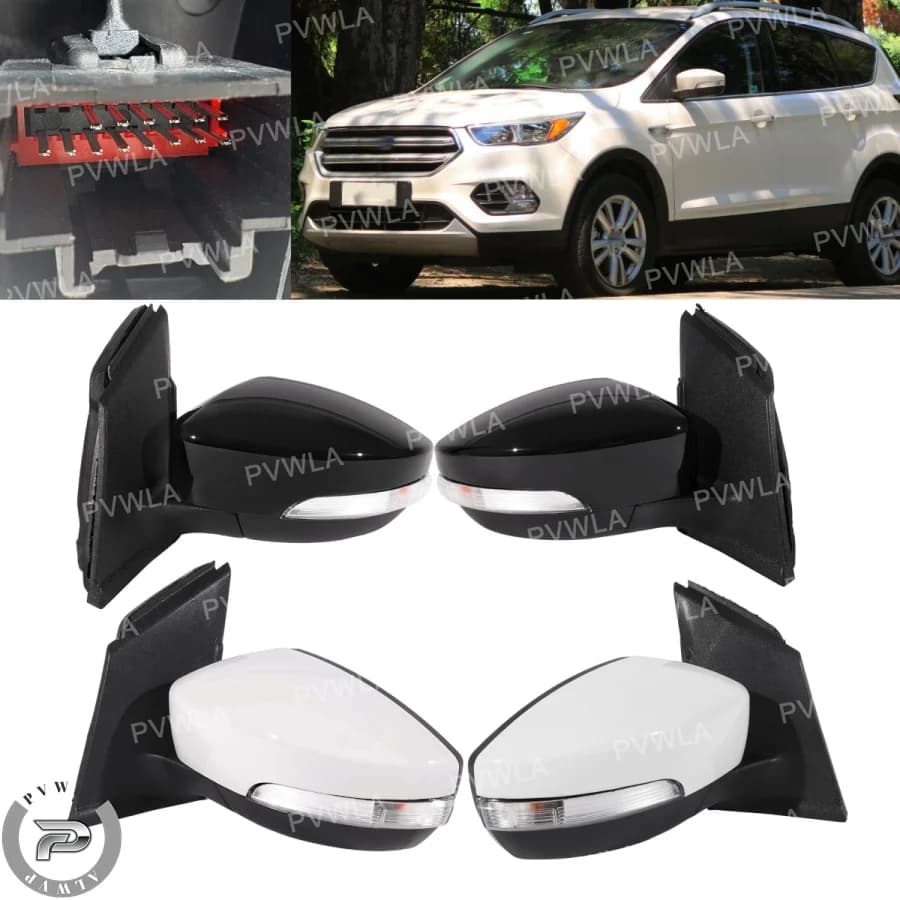 Mirror For Ford Escape US Version 2017 2018 2019 14 Pin Painted Assembly With Memory Blind Spot GJ54-17683-FC GJ54-17682-FC