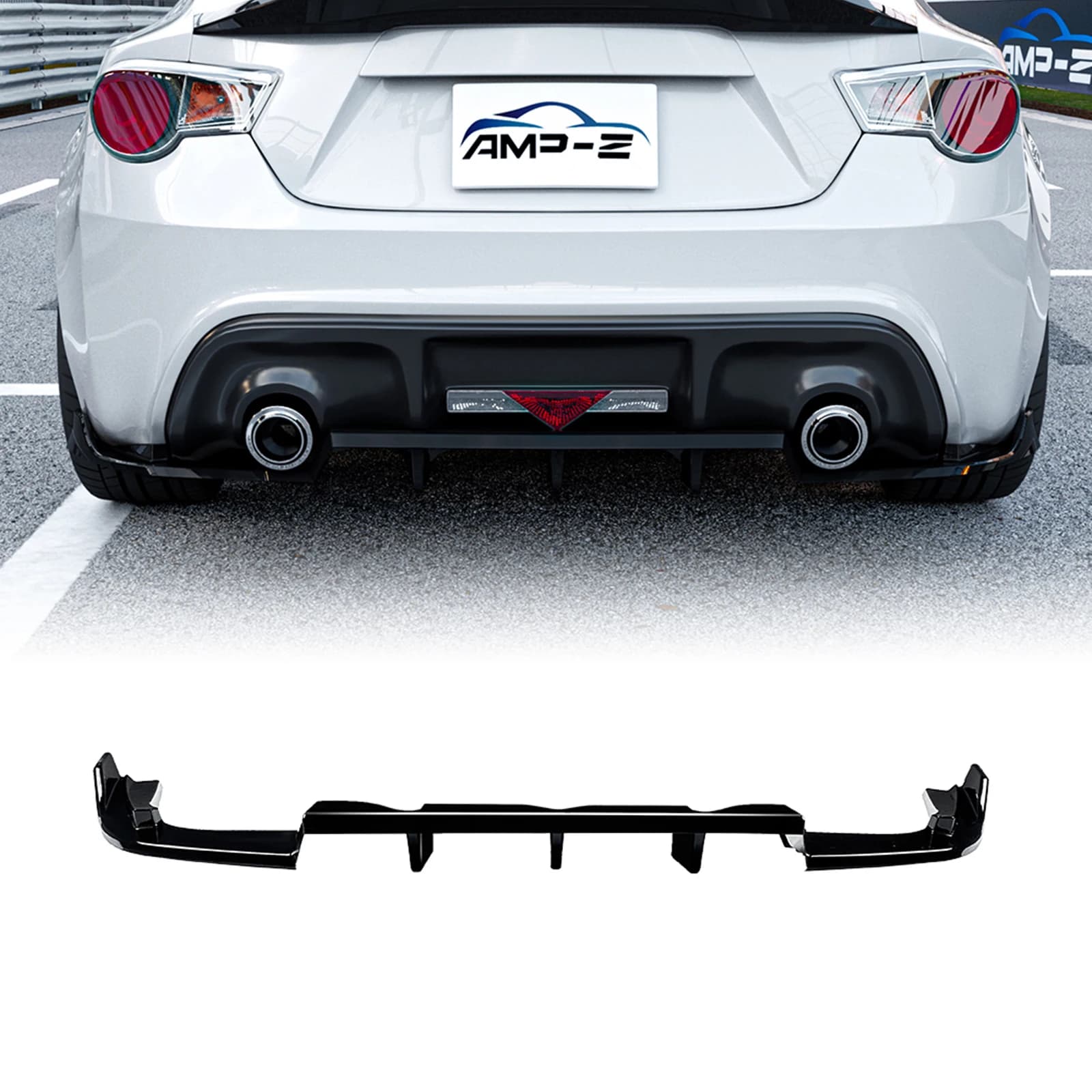 For Subaru BRZ 2013-2020 Scion FR-S 2013-2016 Rear Bumper Diffuser Lip Boot Spoiler Splitter Bracket