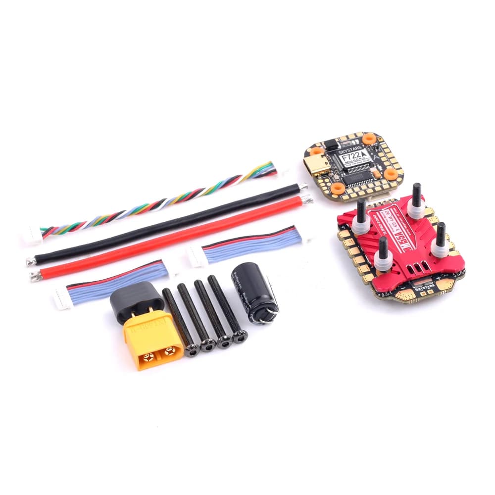 2025 hot sale SKYSTARS F722FC &AM32 55A 4IN1 ESC MINI 20X20 Stack 3-6S Baro Built-in OSD Full Color LED RC FPV Racing s Acc