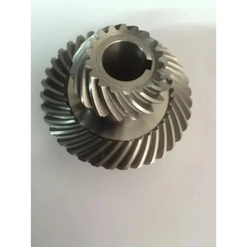 2pcs Lifting Gear Turret C77+C96 Spiral Lifting Gear Helical Gear Milling Machine Processing Accessories
