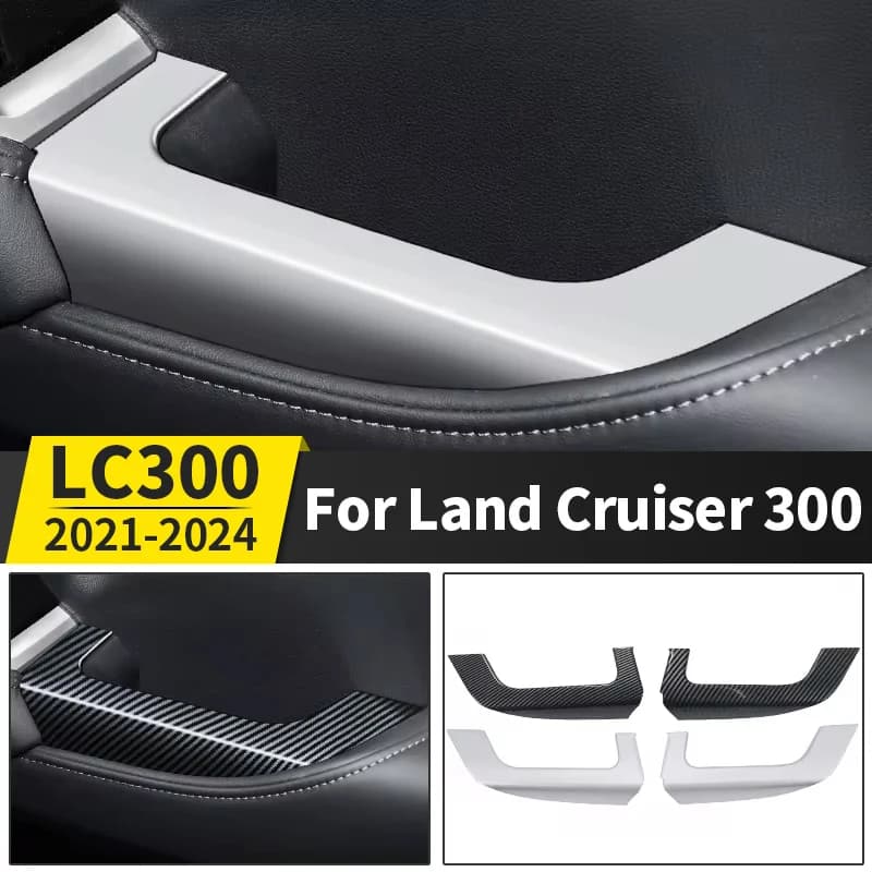 Inside Handle Armrest Decoration Protective Sticker For Toyota 300 Land Cruiser lc300 2021-2024 2025 Interior Accessories Tuning