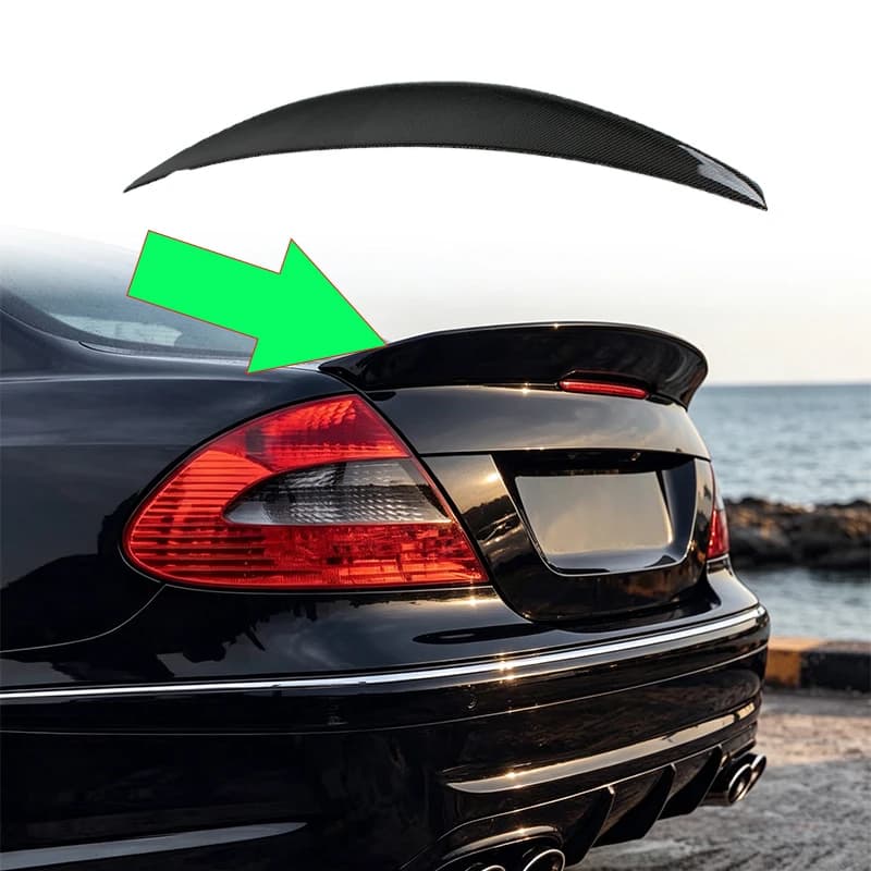 Modified Body Kit Exterior Tuning Parts For Mercedes Benz CLK Class W209 2003‑2009 Car Auto Replacement Modification Accessories