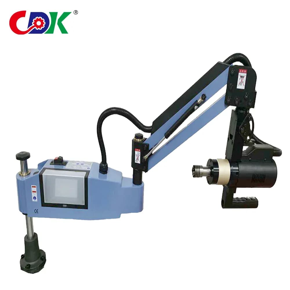 M6-M36 CNC Arm Tapping & Drilling Machine: Automatic Electric Servo/Pneumatic Robot Arm for Screw and Nut Machining