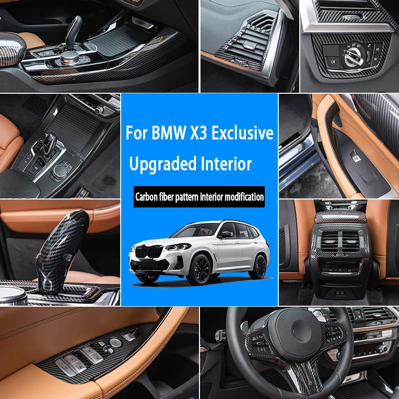 For BMW 5 Series G30 G31 F90 2018 2019 2020-2022 Car Steering Wheel Window Switch Button Sticker Decorative Interior Accessories