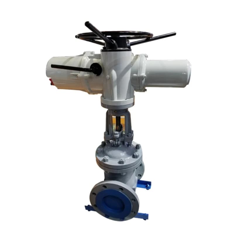 Electric gate valve, electric hard seal gate valve