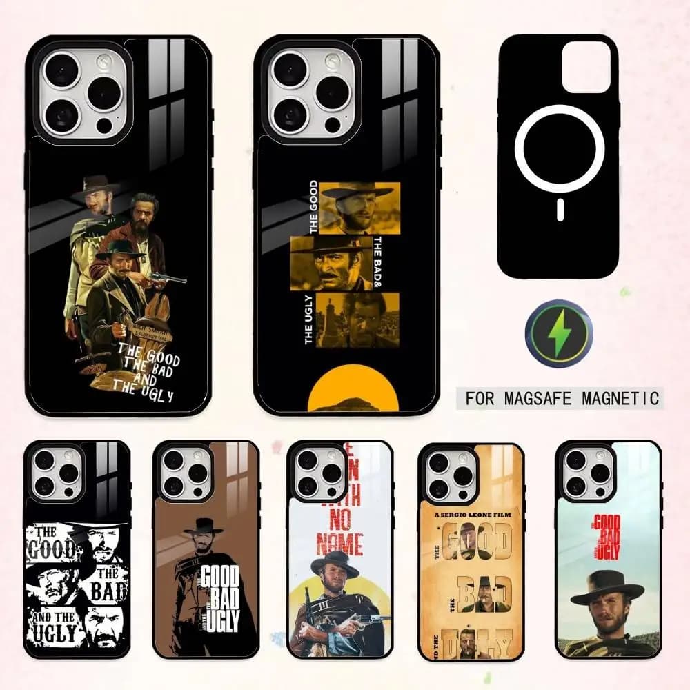 MOVIE The Good the B-Bad and Ugly Phone Case For iPhone17,16,15,14,13,12,11 Plus,Pro Max Magnetic For Magsafe Wireless Charging