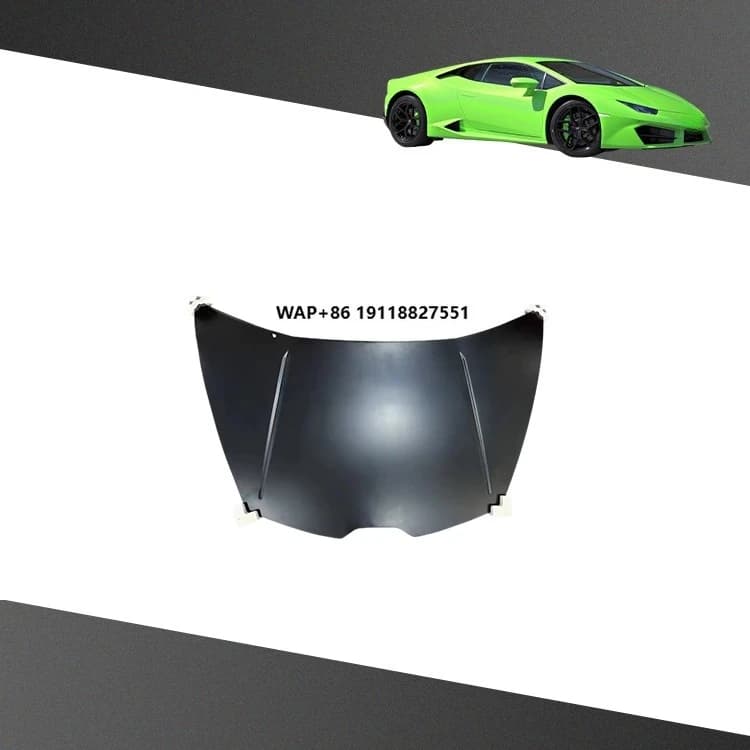 High End Auto Parts Factory Hot Selling High Quality 4T0823021C Durable Long Service Life Black Engine Hood