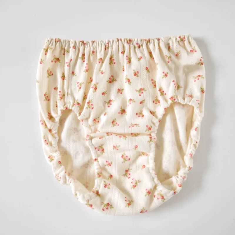 Cotton Adult Briefs DDLG Bloomers Cartoon Print Soft Comfortablet Cute Briefs ABDL Reusable Training Panties For Man Woman