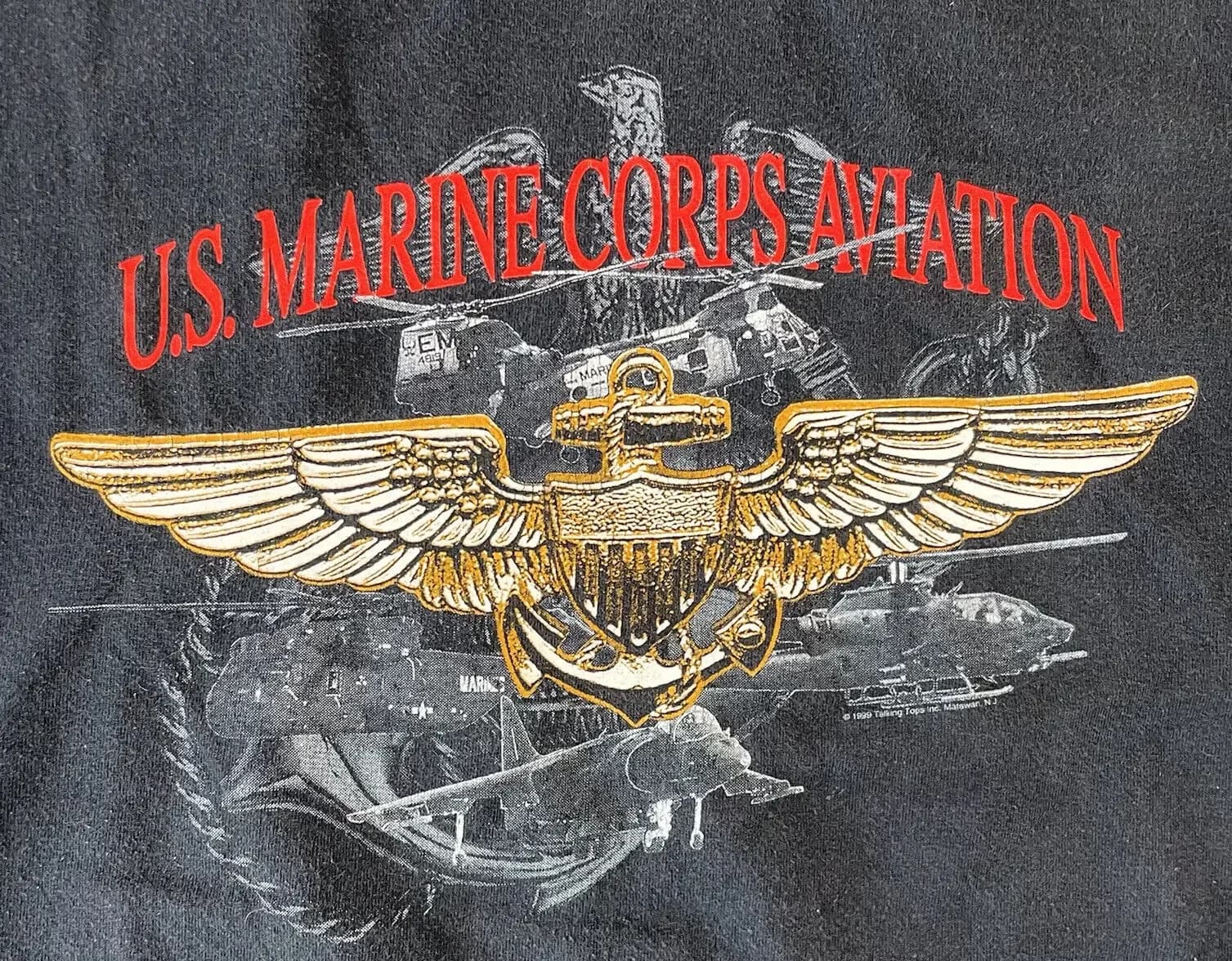 US Marine Corps Aviation T-Shirt 100% Cotton O-Neck Summer Short Sleeve Casual Mens T-shirt Size S-3XL