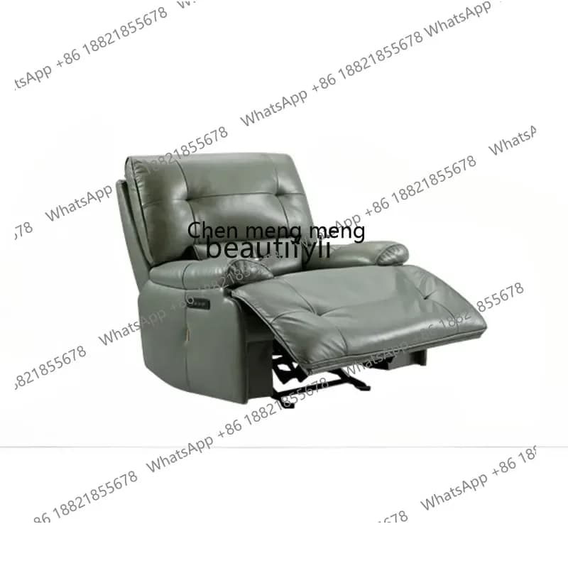 A182 C Smart chair first class single leather electric function sofa modern simple living room single chair 30516